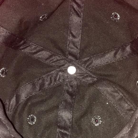 Word of Life Black&Silver Rhinestone Baseball Hat - Picture 6 of 11